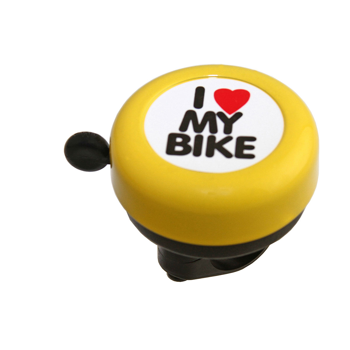 I Love My Bike Bell Yellow.
