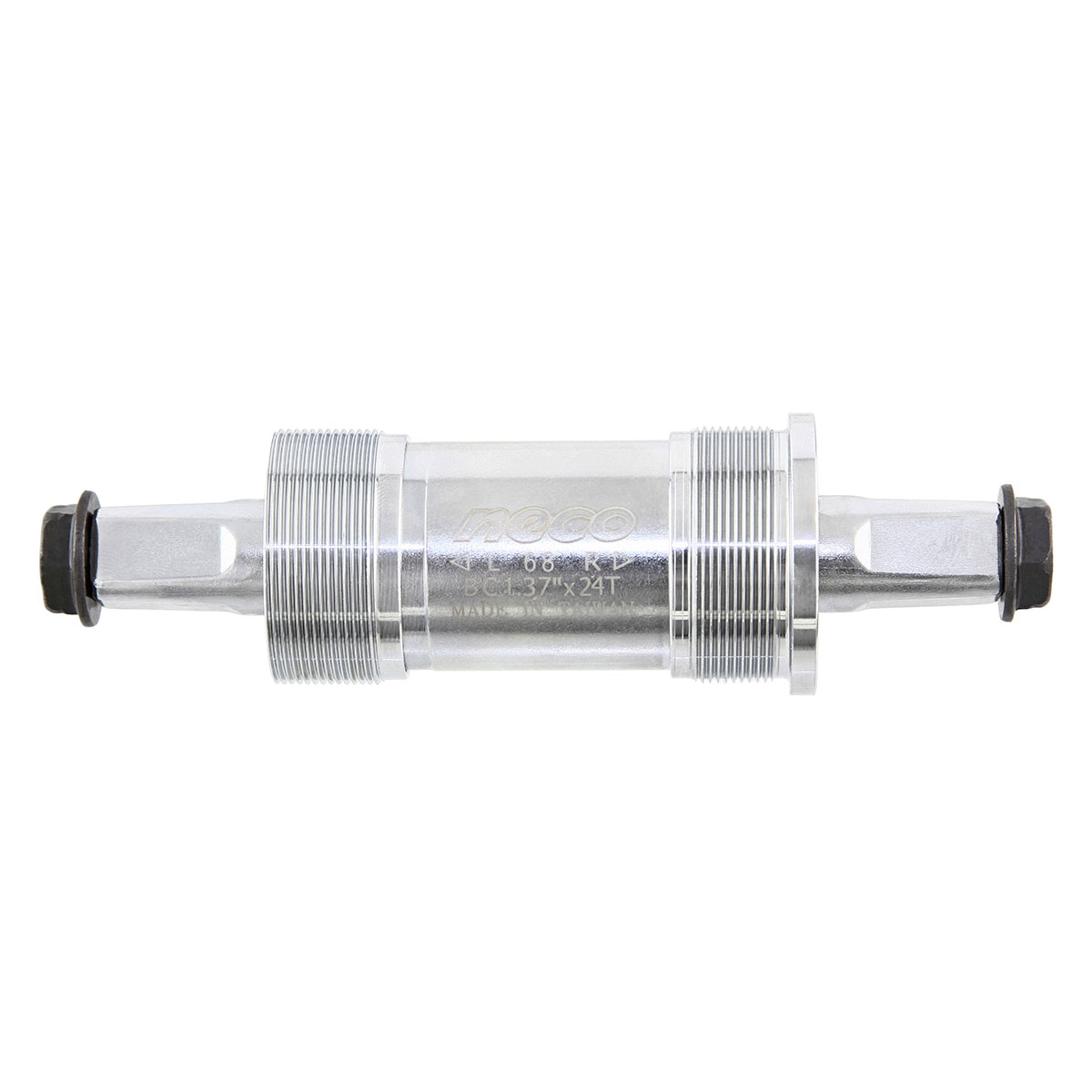 Bottom Bracket Cartridge Square Set 68mm 122.5mm Chrome.