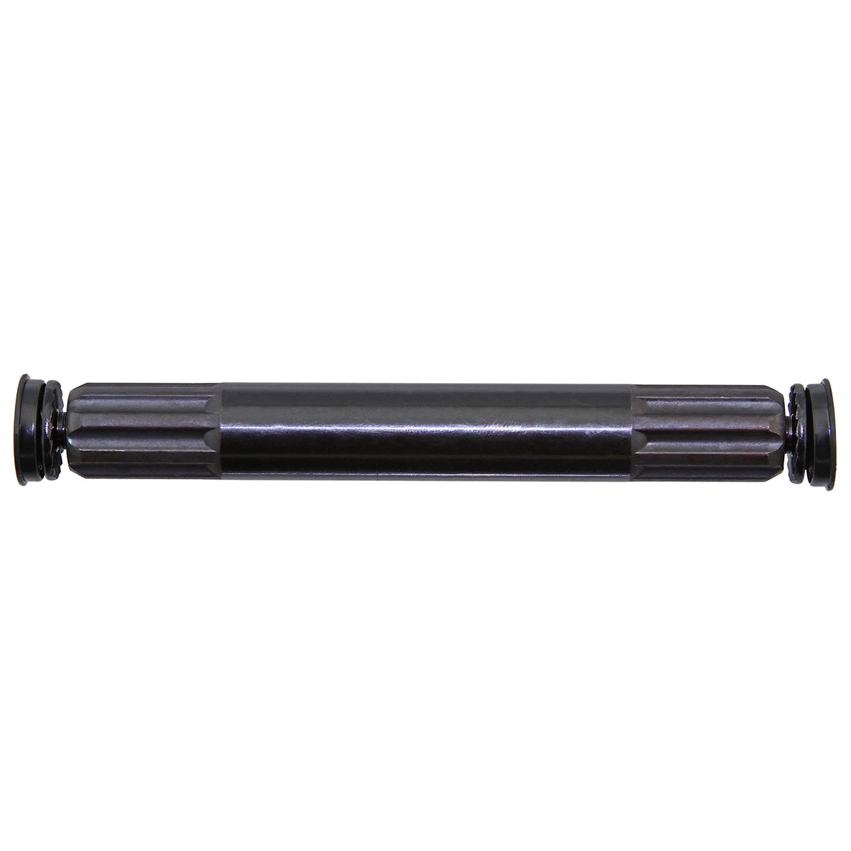 Crank Spindle Axle 19mm x 8t x 138mm Black.