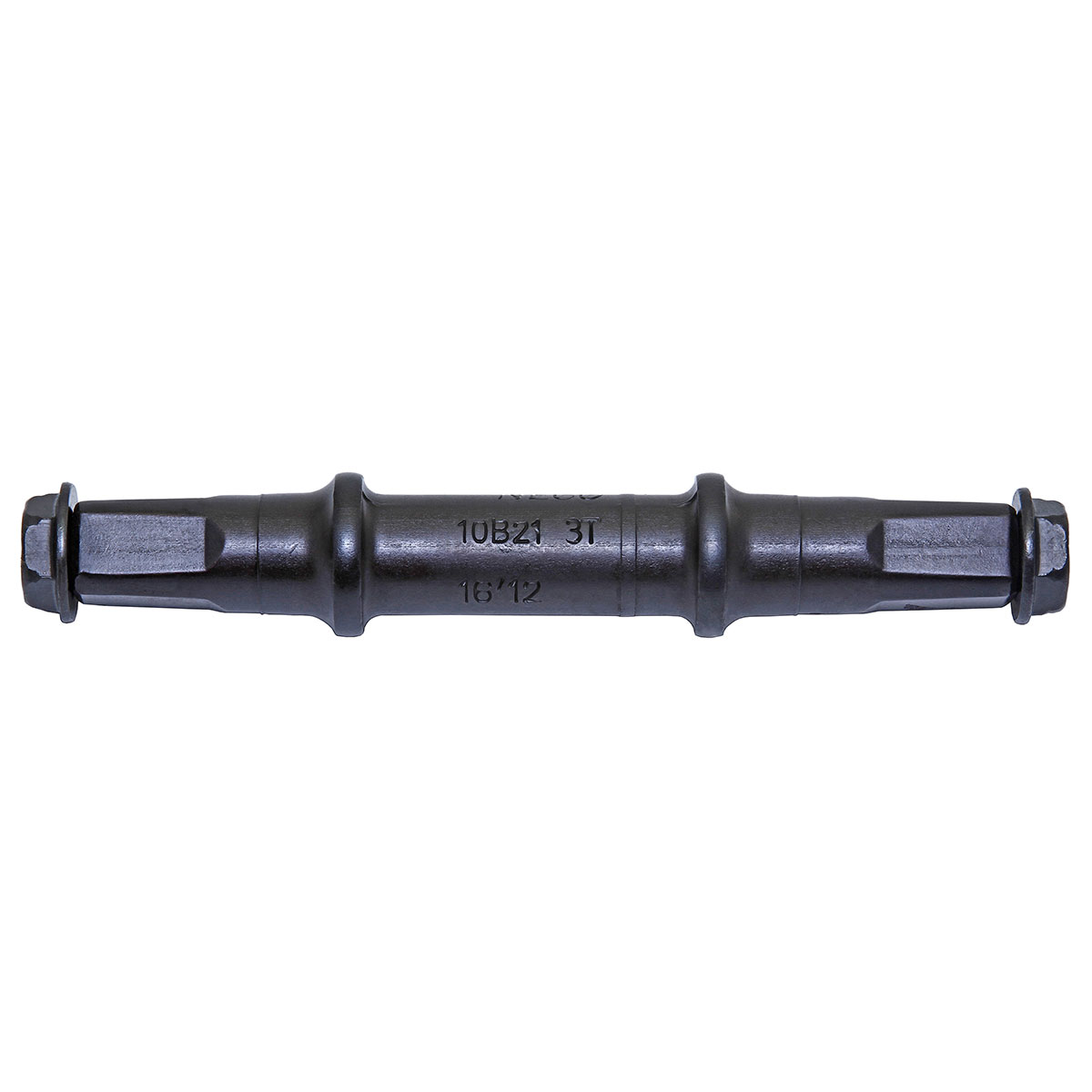 Cotterless B.B Axle Square Bolt Style 126mm Black.