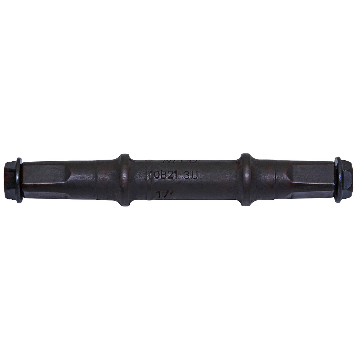 Cotterless B.B Axle Square Bolt Style 127.5mm Black.