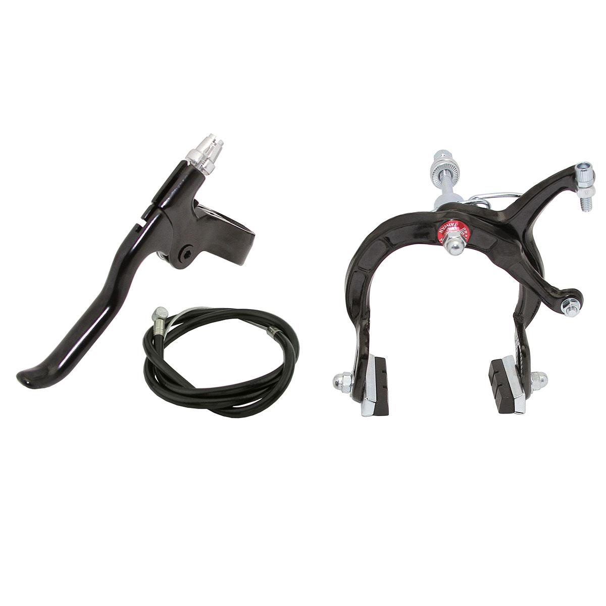 1000a Alloy Brake Front Black.