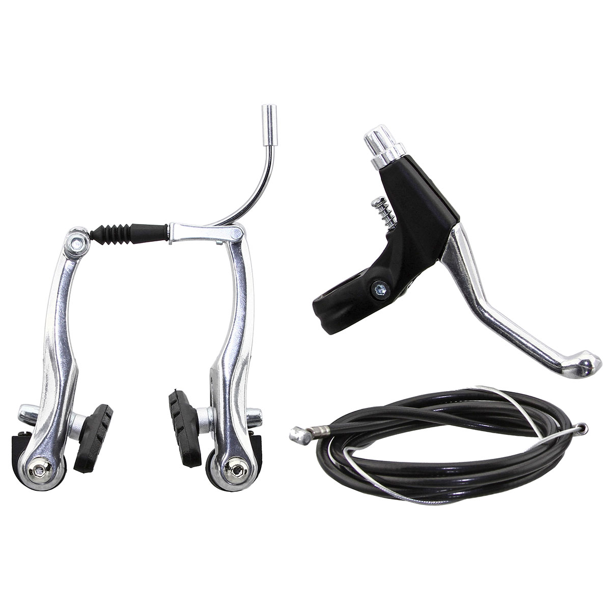 Alloy Rear V-Brake W/Lever 408 Chrome.
