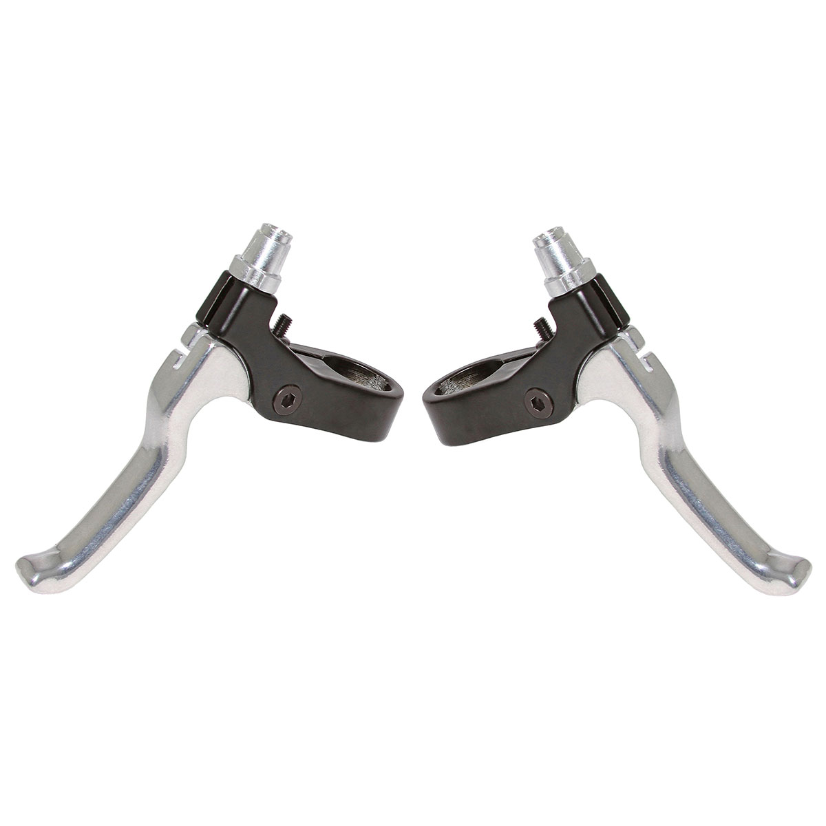 408 Alloy Brake Lever Set Black/Chrome.