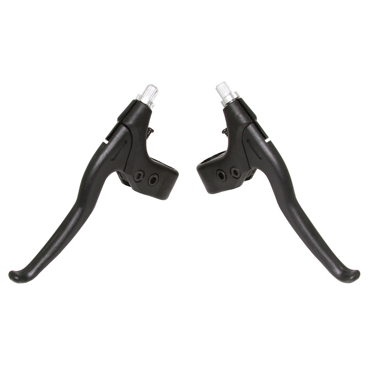 PVC Brake Lever Set 4 Finger Black.