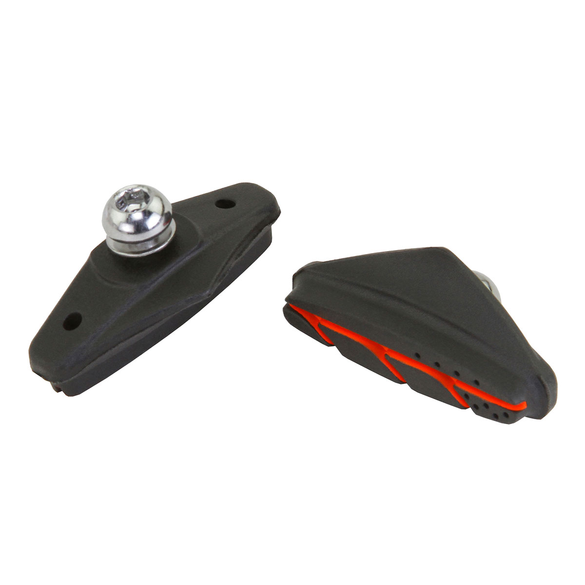 50mm 3 Line Brake Shoes Black/Red.