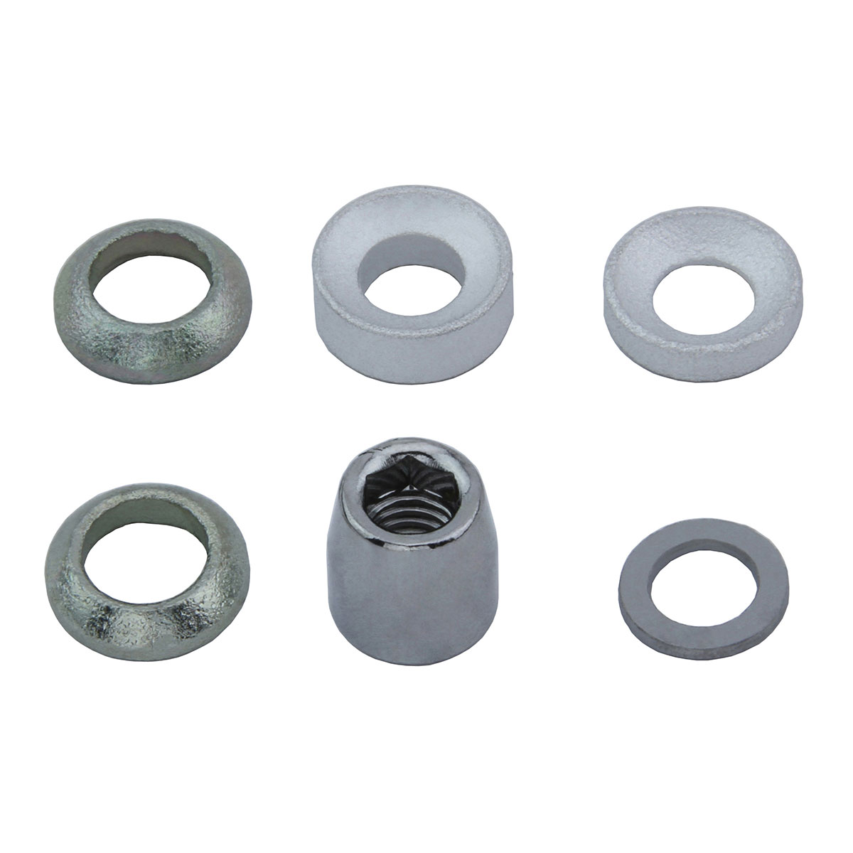 Brake Shoes Nut & Accessories Chrome.