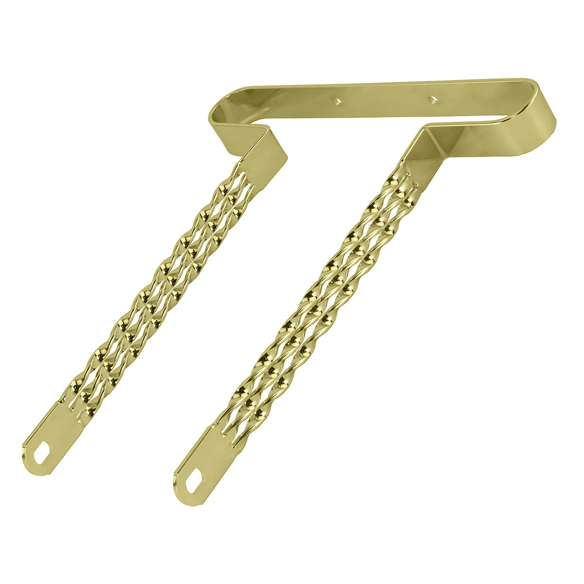 20 Lowrider Triple Flat Twisted Bumper Front/Rear Gold.