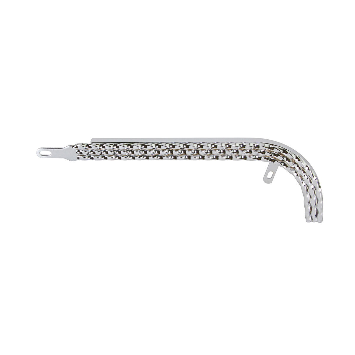 16 Lowrider Triple Square Twisted Chain Guard Chrome.