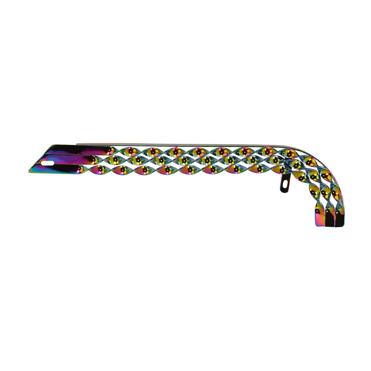 20 Lowrider Triple Flat Twisted Chain Guard Oil Slick.