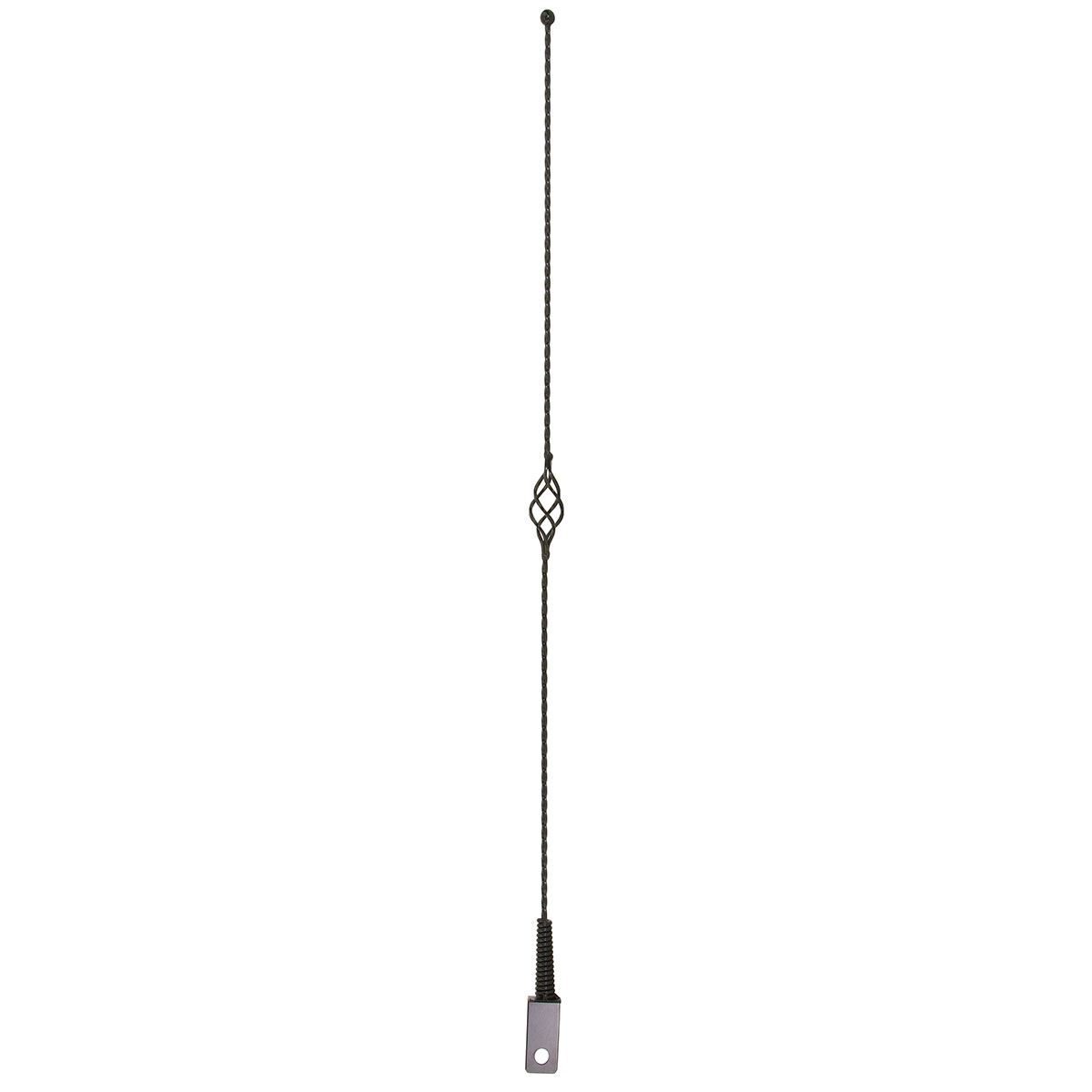 Lowrider Cage Twisted Antenna Black.