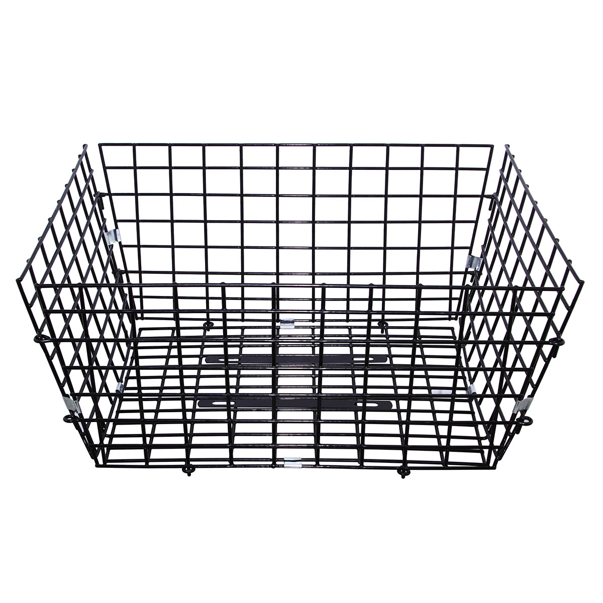 Steel Rear Wire Trike Basket Black.
