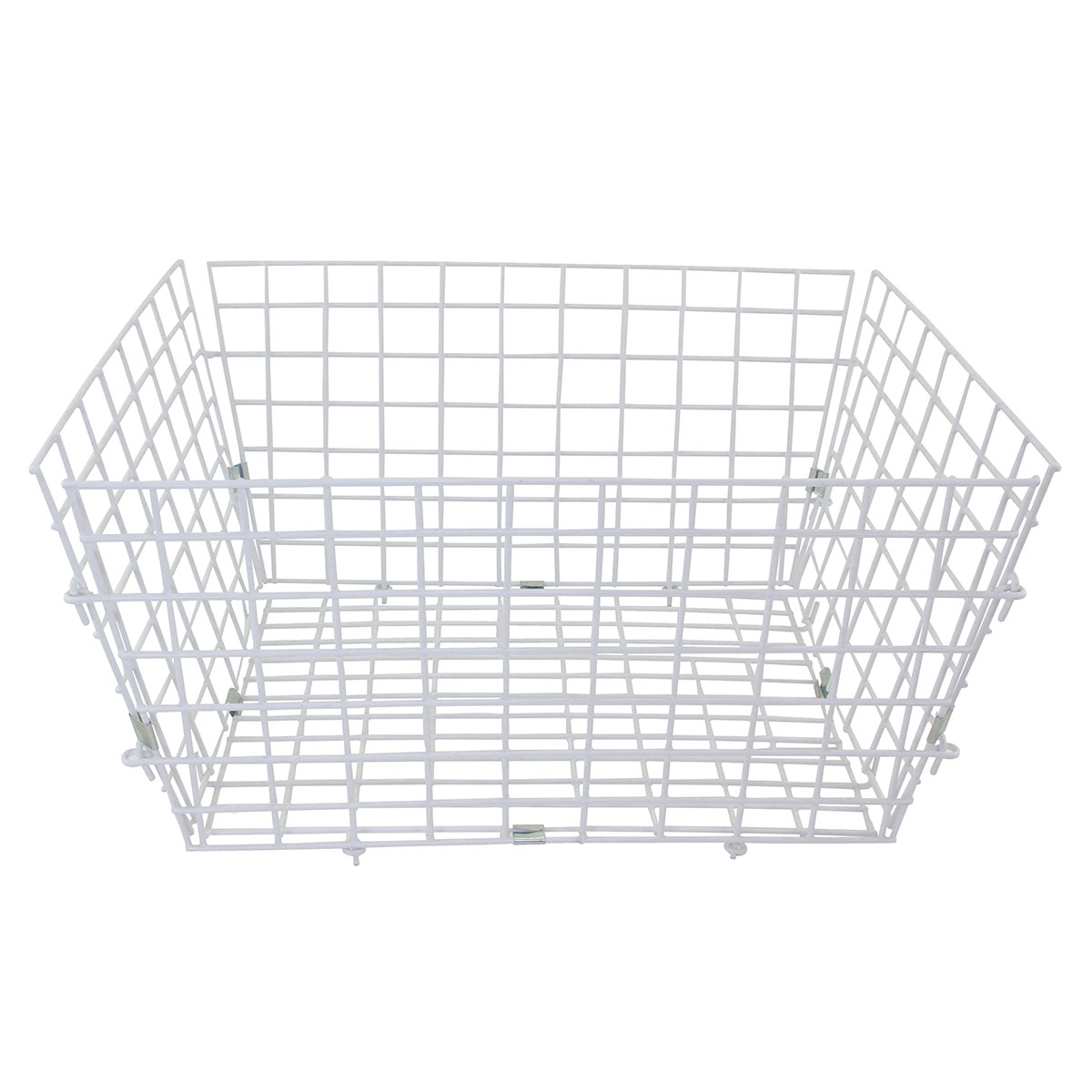 Steel Rear Wire Trike Basket White.