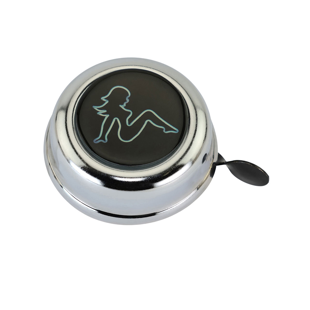 Bicycle Bell Nudflap Girl 634 Chrome.