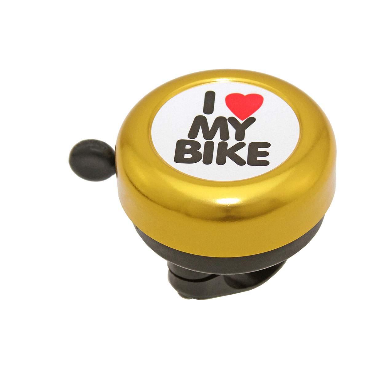 I Love My Bike Bell Gold.