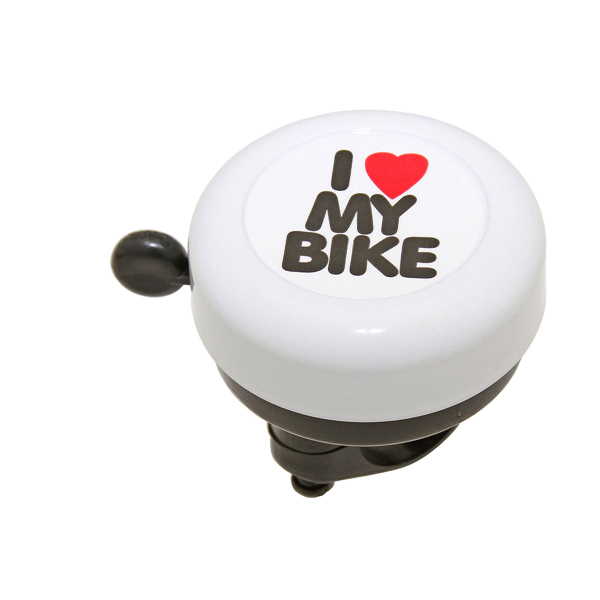 I Love My Bike Bell White.