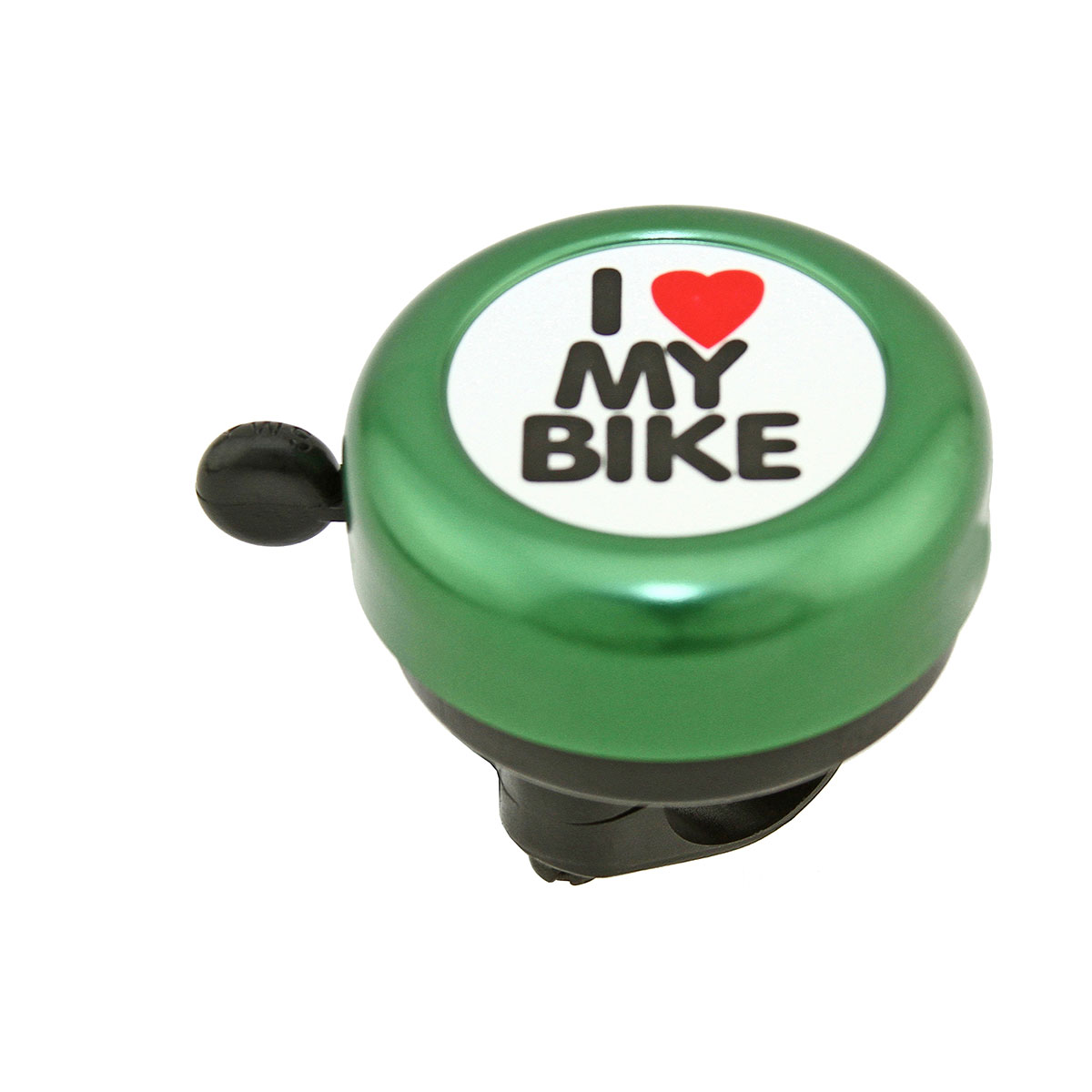 I Love My Bike Bell Green.
