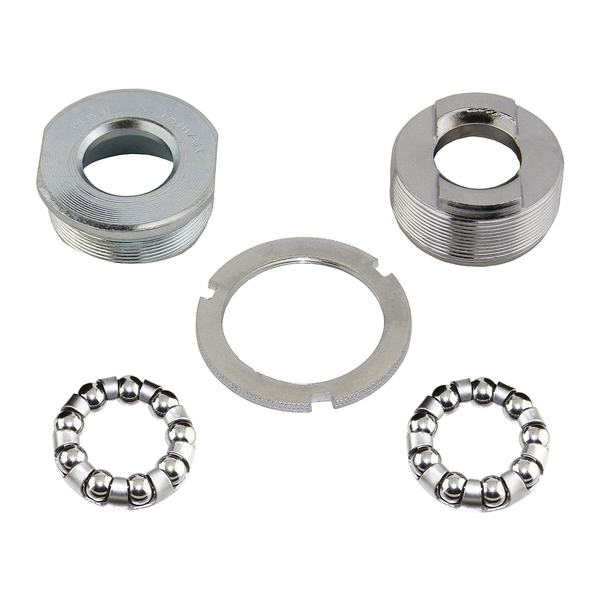 Bottom Bracket Set 3/Piece Crank 1.37x24tpi Chrome.