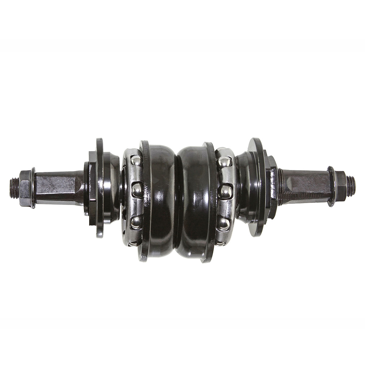 Bottom Bracket Conversion Kit Set 1pc to 3pc Crank 132mm Black.
