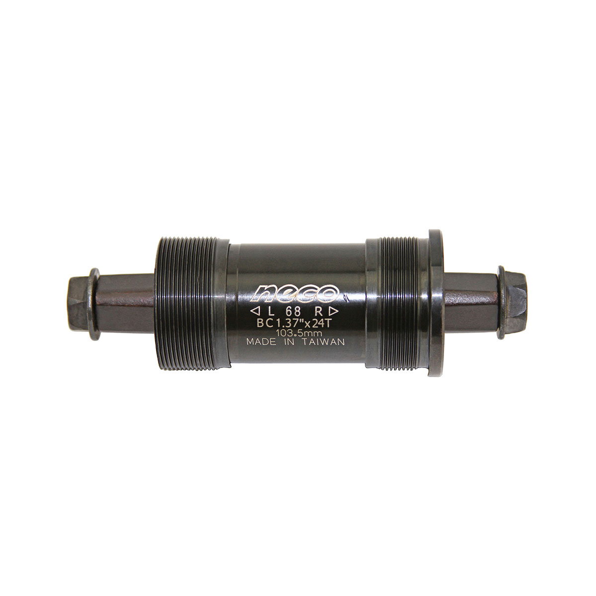 Bottom Bracket Cartridge Square Set 68mm 103.5mm Black.