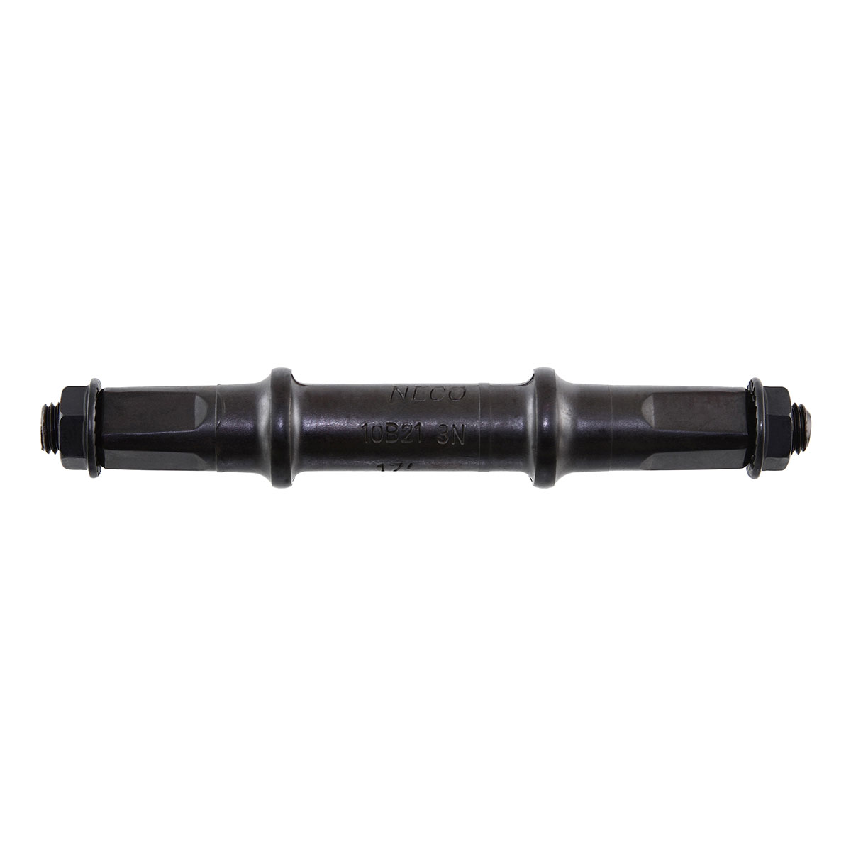 Cotterless B.B Axle Square Nut Style 120mm Black.