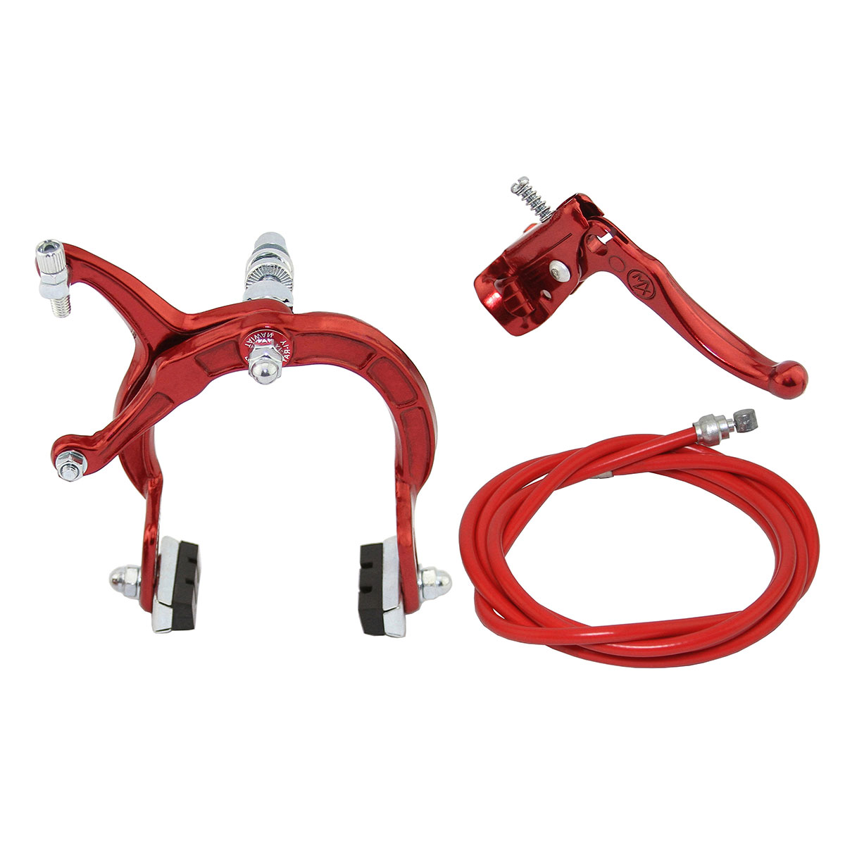 Mx Brake Rear Alloy Red.