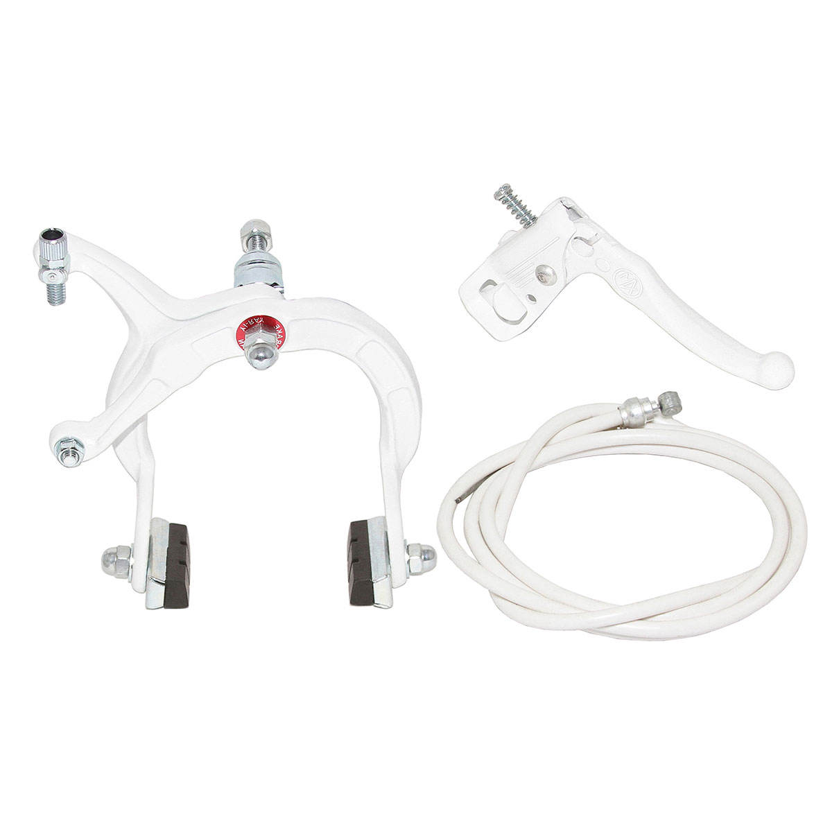 Mx Brake Rear Alloy White.