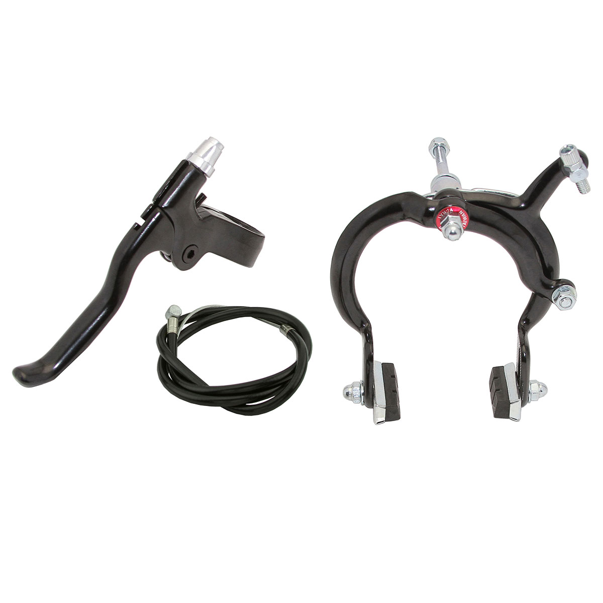 1080 Alloy Brake Front Black.
