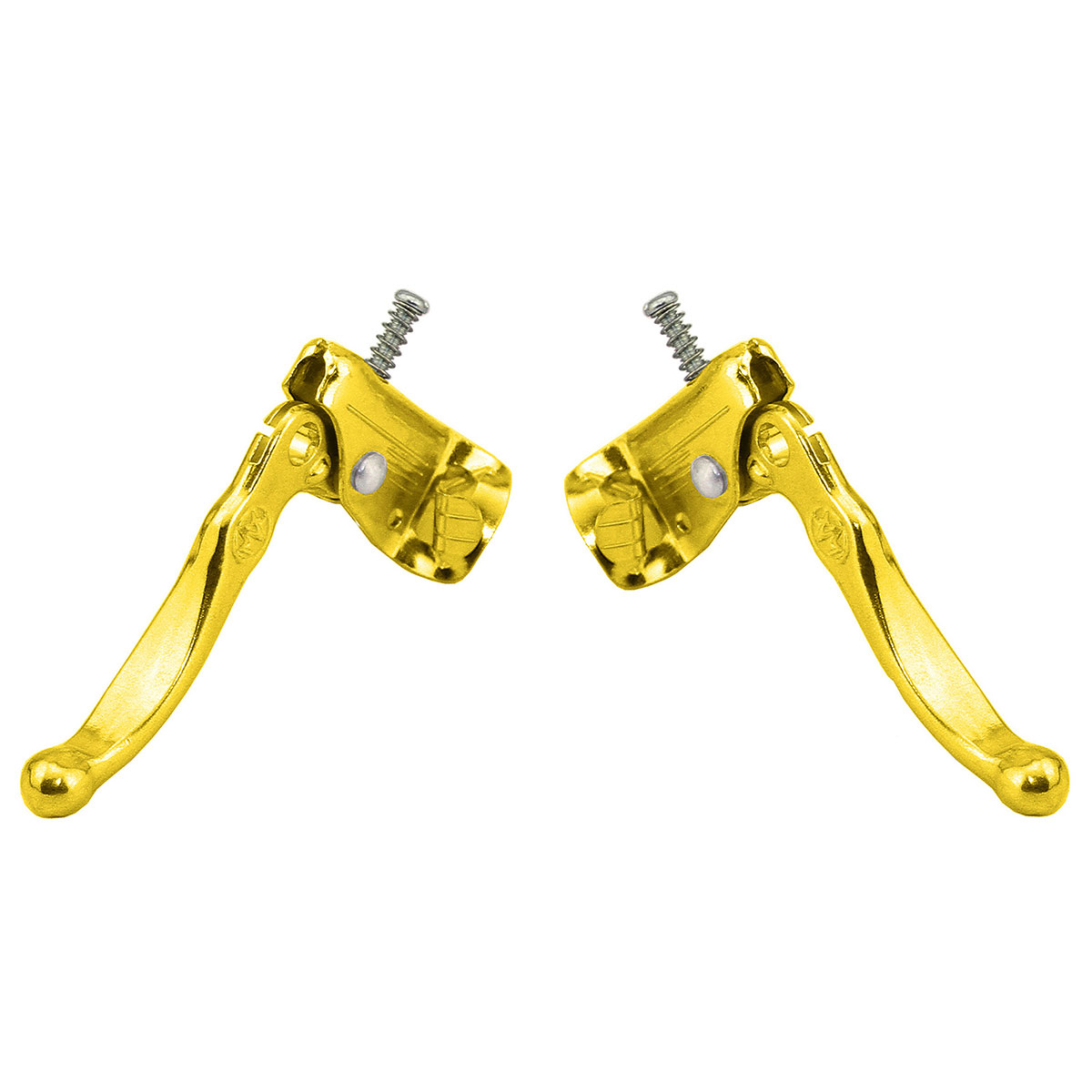 Mx Alloy Brake Lever Set Gold.