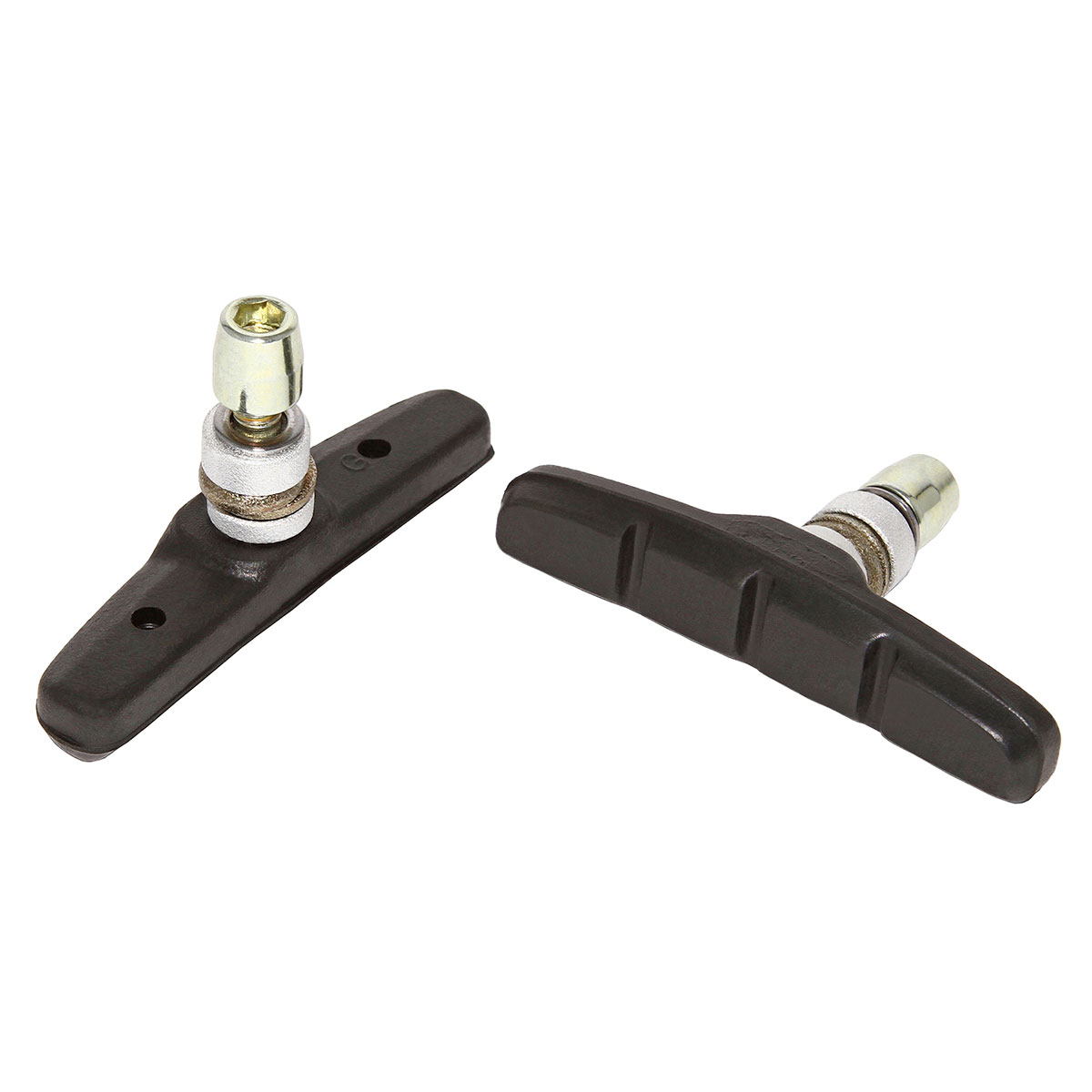 70mm Brake Shoes W/Nut Black.