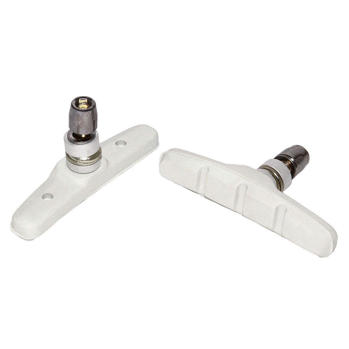 70mm Brake Shoes W/Nut White.
