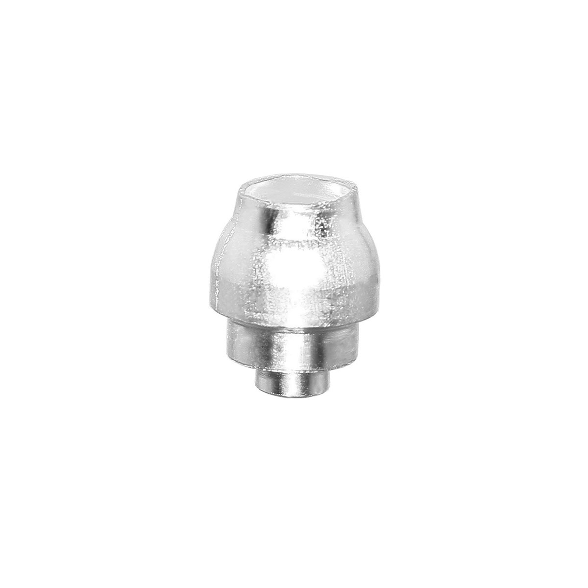 Alloy Cable End Button Silver.