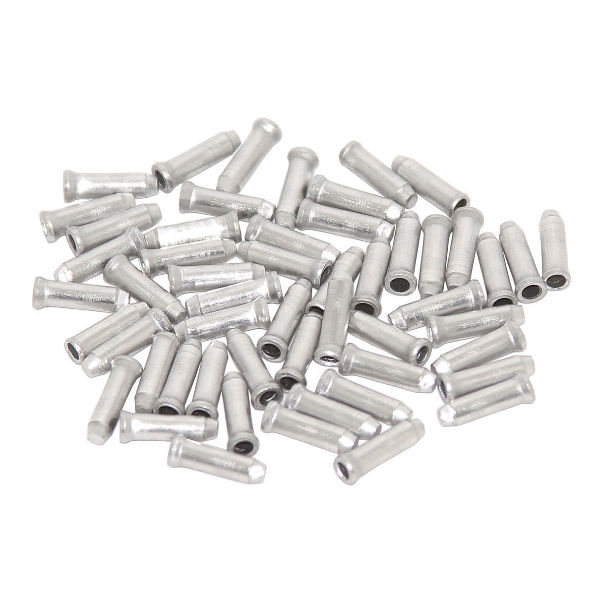 Alloy Cable End Tips Silver.
