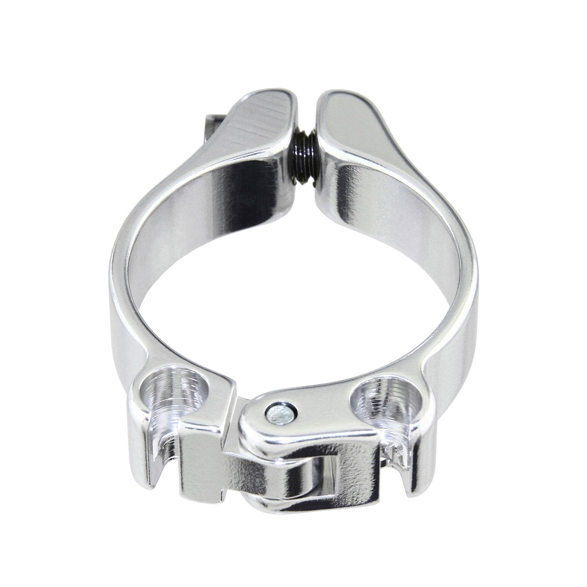 Alloy Clamp-On Double Cable Housing Stop 31.80 Silver.
