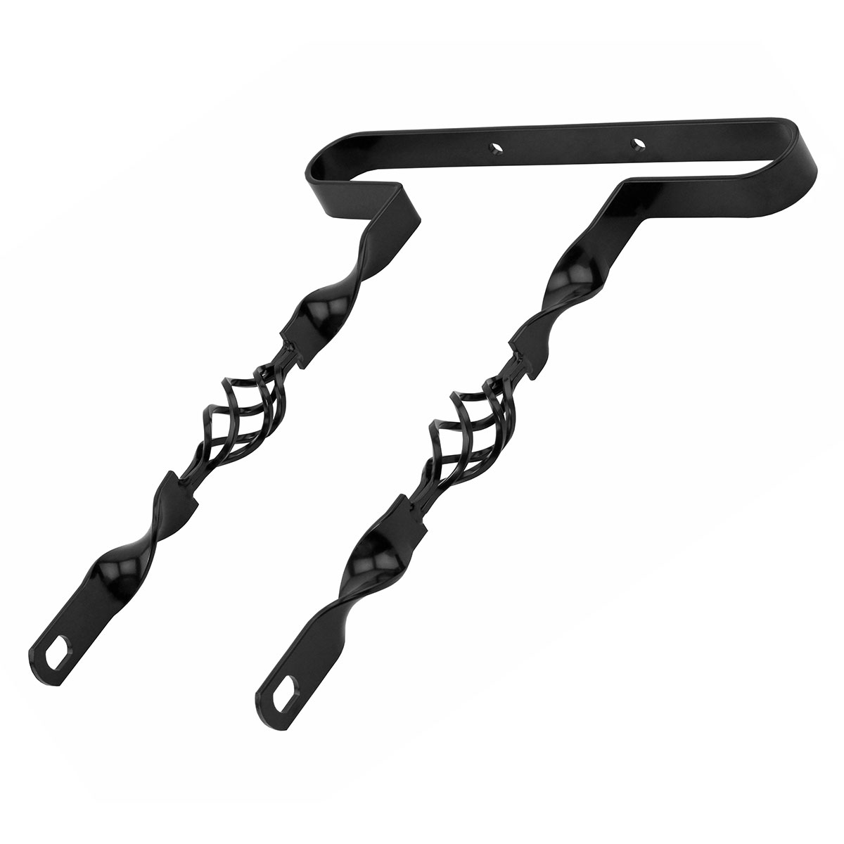 20 Lowrider Cage Flat Twisted Bumper Front/Rear Black.