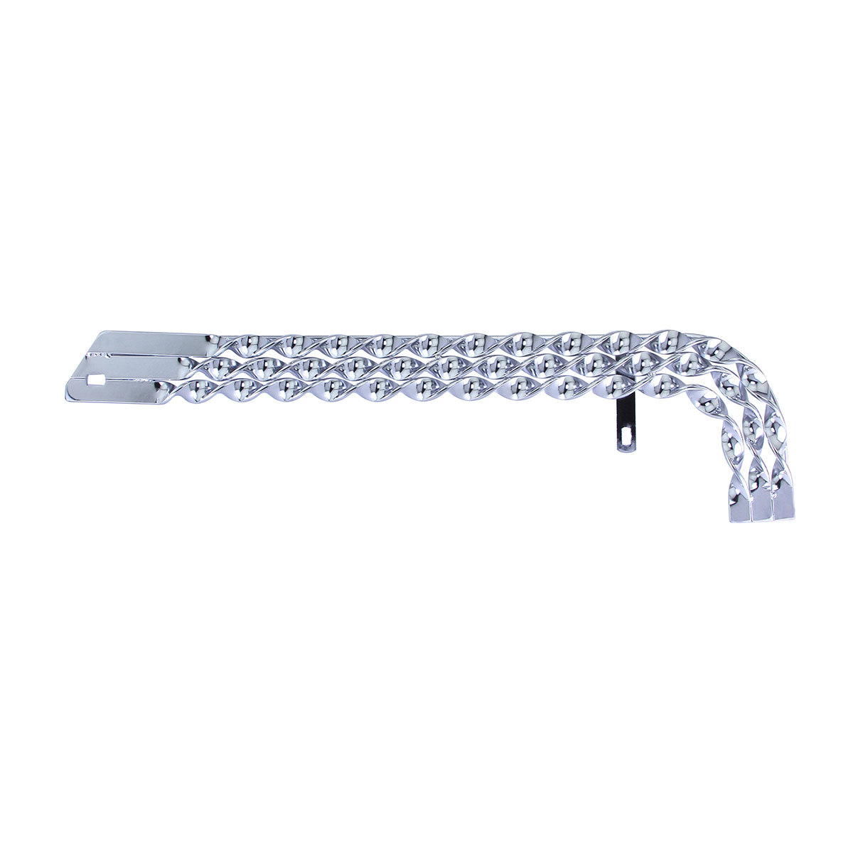 20 Lowrider Triple Flat Twisted Chain Guard Chrome.