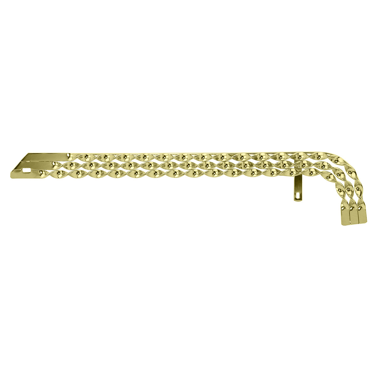 26 Lowrider Triple Flat Twisted Chain Guard Gold.