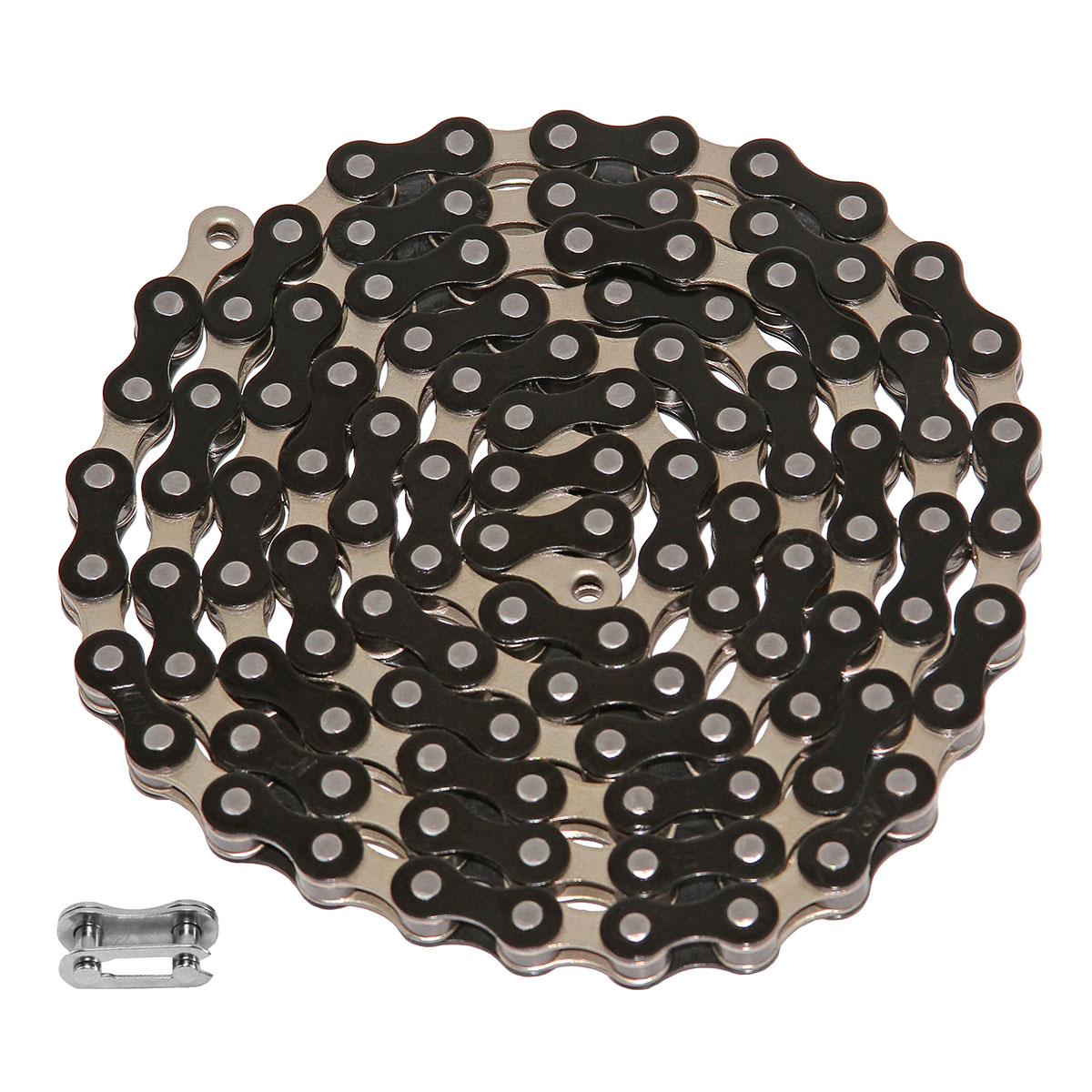 YBN Chain 1/2x1/8x112 1/Speed Black/Chrome.
