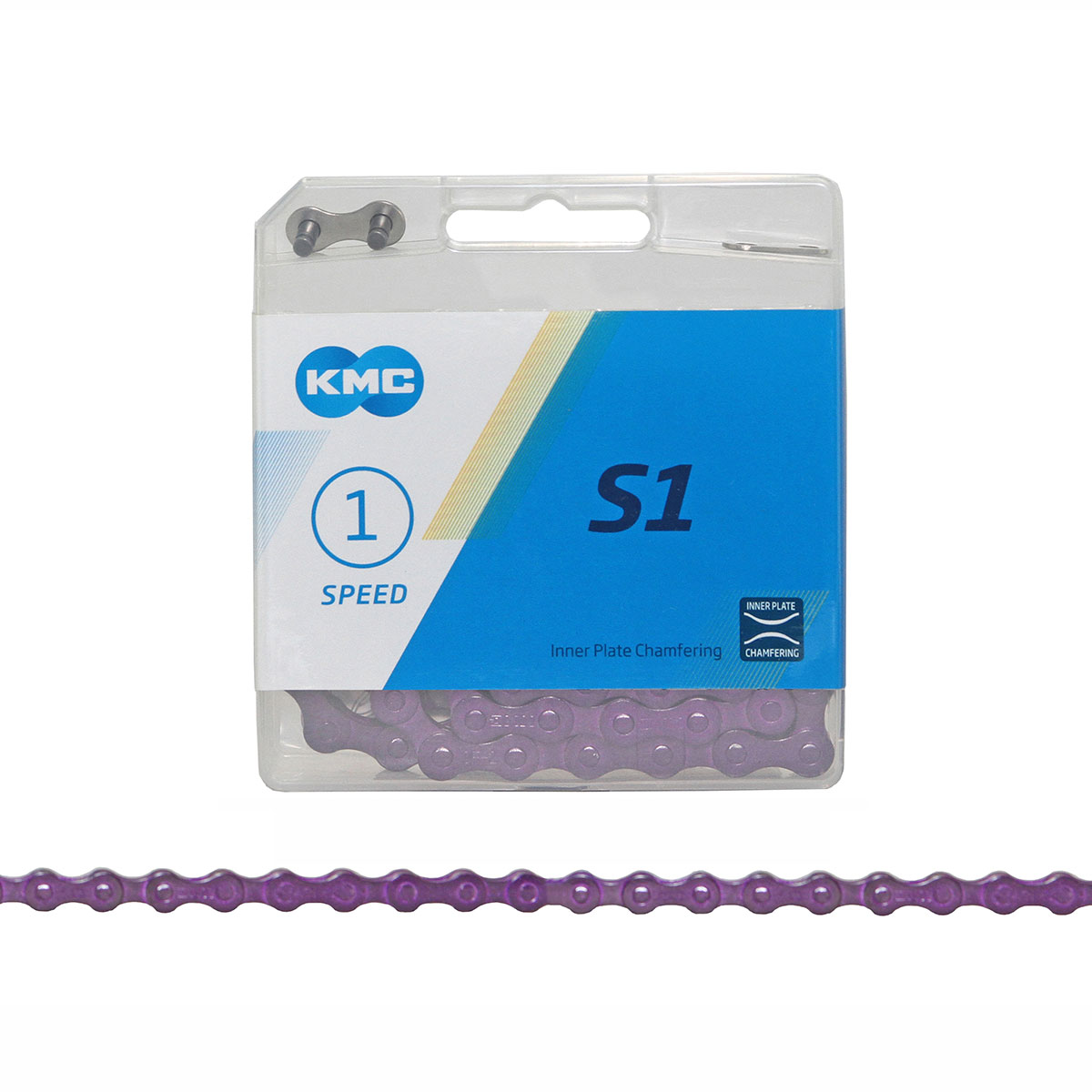 KMC Chain 1/2x1/8x112 1/Speed Purple.
