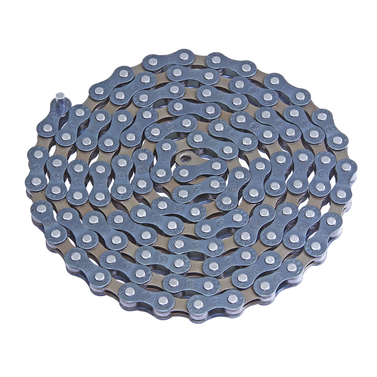 YBN Chain 1/2x3/32/116 S50 5,6,7/Speed Navy/Blue/Brown.