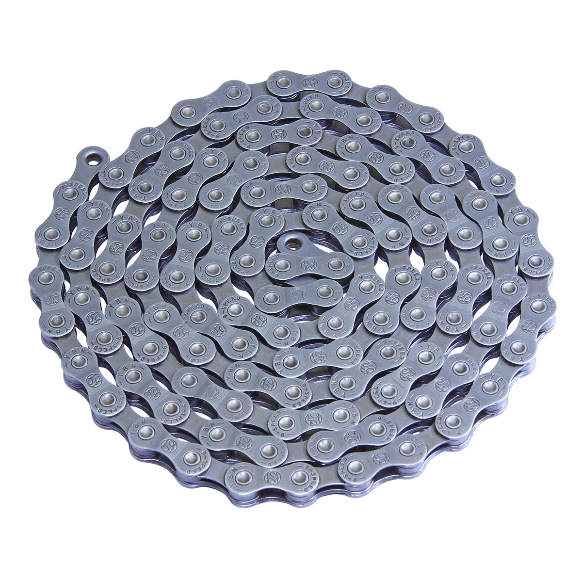 YBN Chain 1/2x11/128 S9 9/Speed Chrome/Gray.