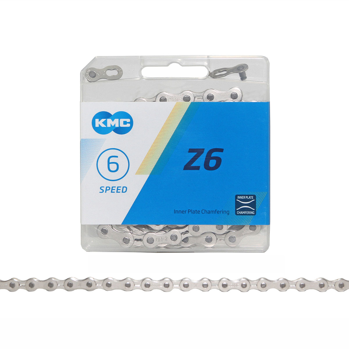 KMC Chain 1/2x3/32/116 Z-6 6/Speed Chrome.