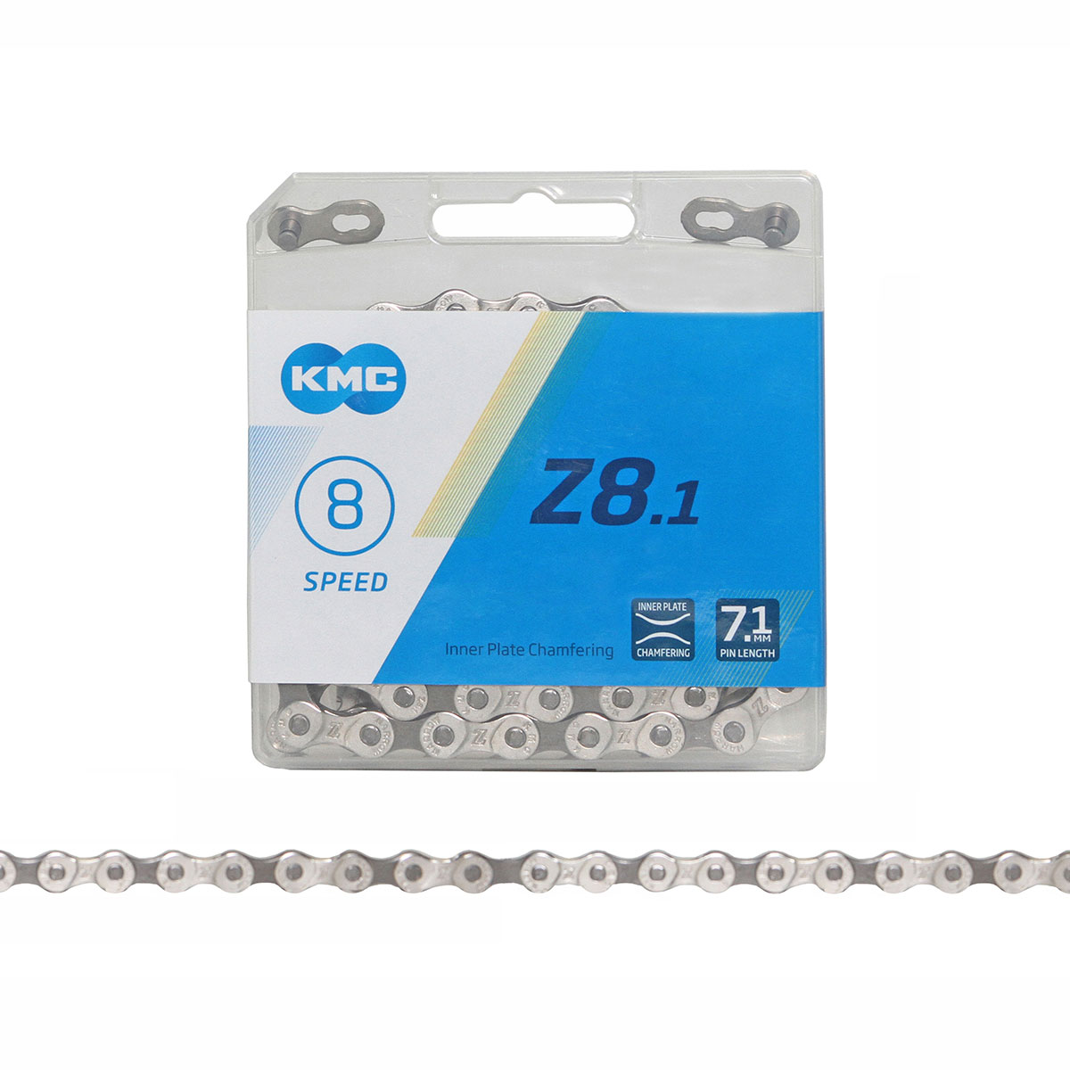 KMC Chain 1/2x3/32 116 Z-8.1 8/Speed Brown.