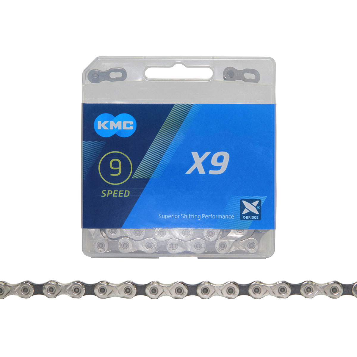 KMC Chain 1/2x11/128 X9 9/Speed Black.