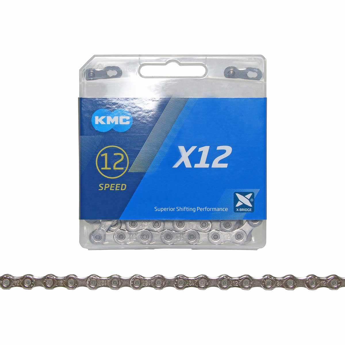 KMC Chain 1/2x11/128 X12 12/Speed Sliver.