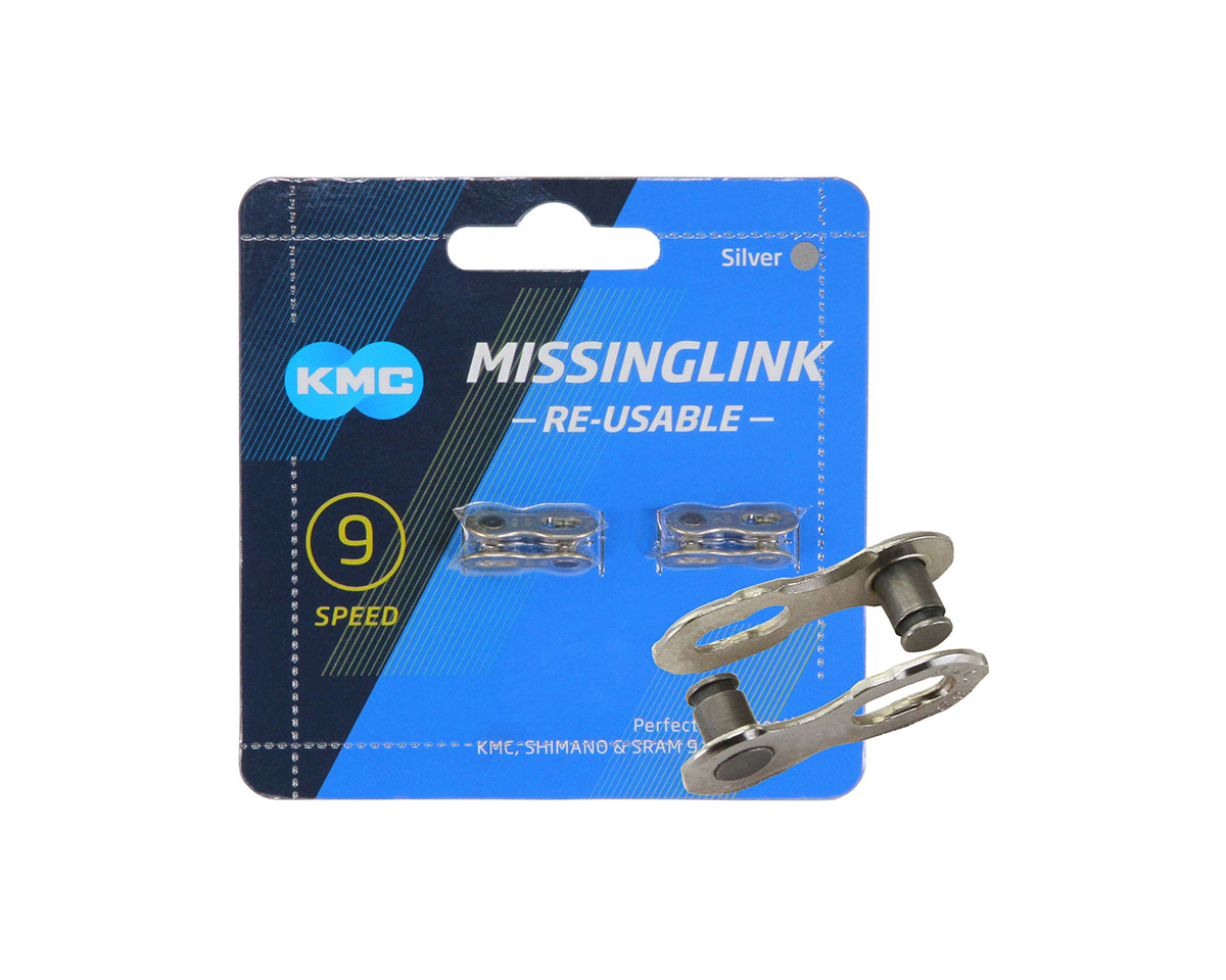 KMC MissingLink Chain Con Link 9/Speed 6.6mm Pin Silver.