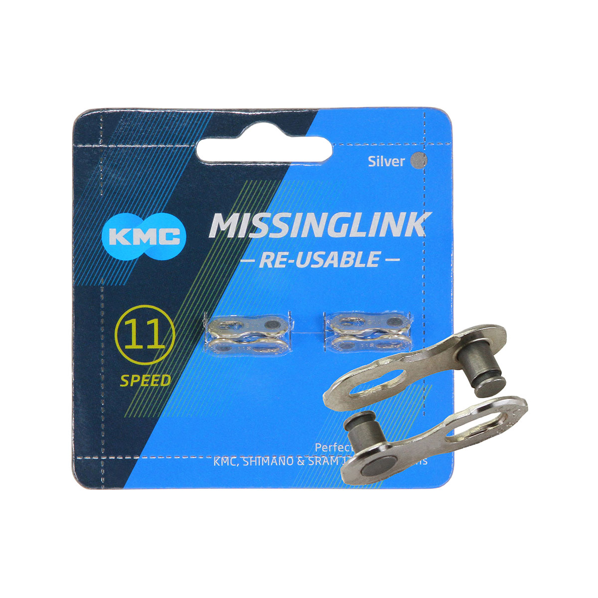 KMC MissingLink Chain Con Link/Speed 5.5mm Pin Silver.