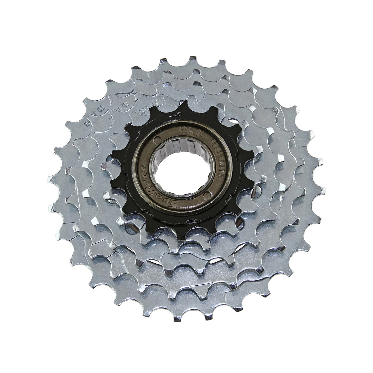 5 Speed Multiple Freewheels 14/28t Friction M2A Black/Zinc Sun Race.