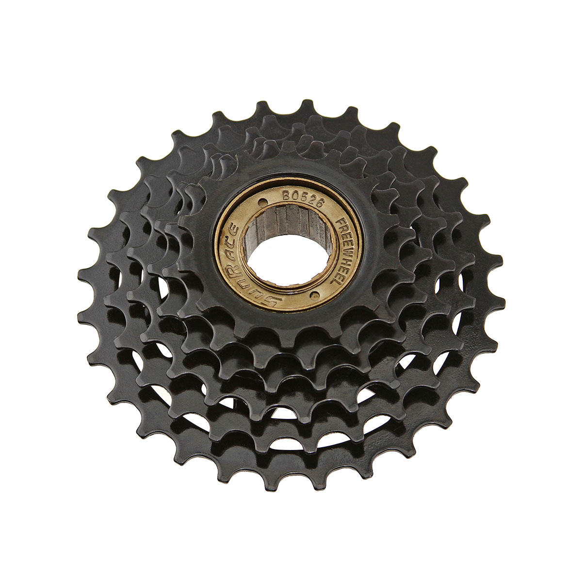 6 Speed Multiple Freewheels 14/28t Friction MFM-05 Black Sun Race.