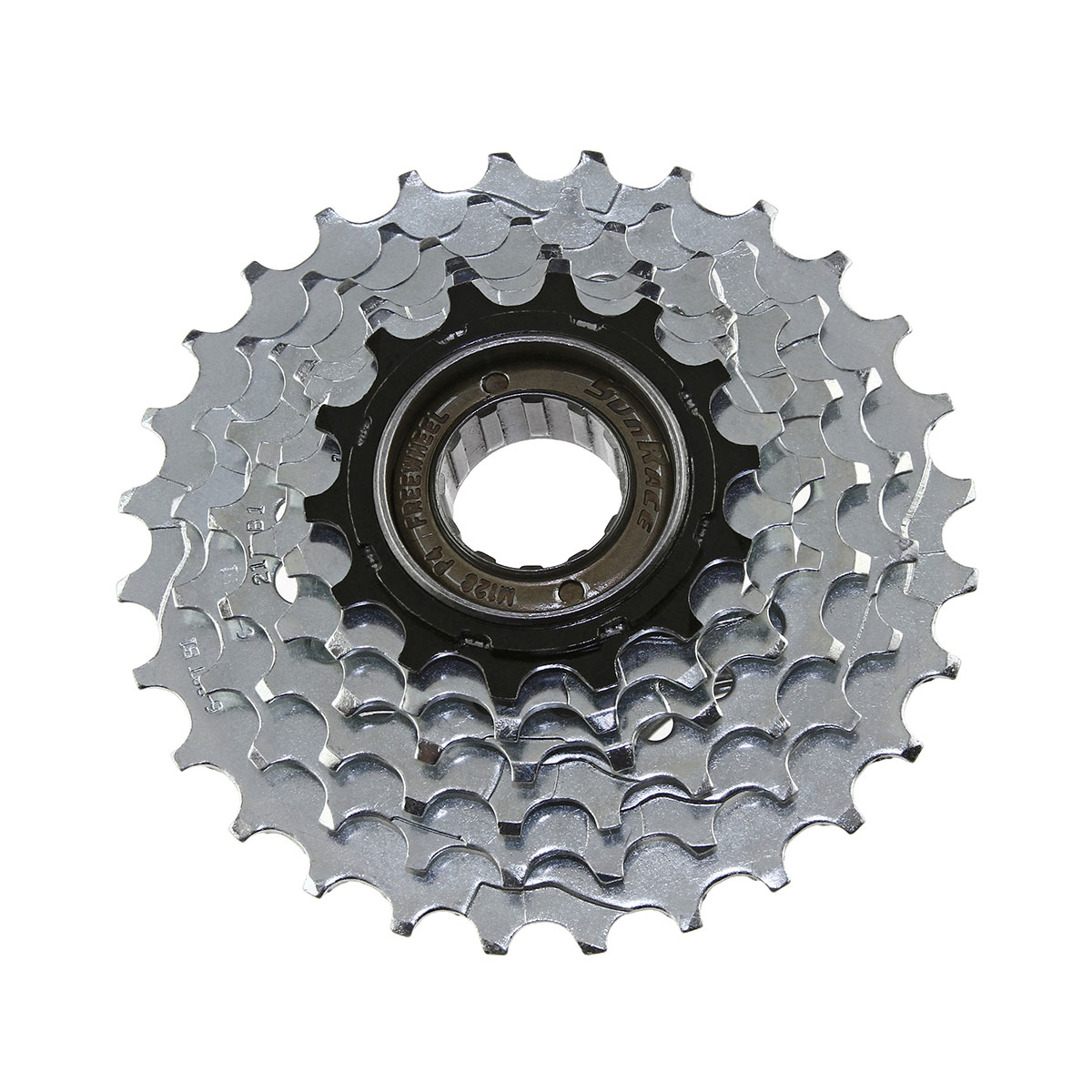 6 Speed Multiple Freewheels 14/28t Index M2A Black/Zinc Sun Race.